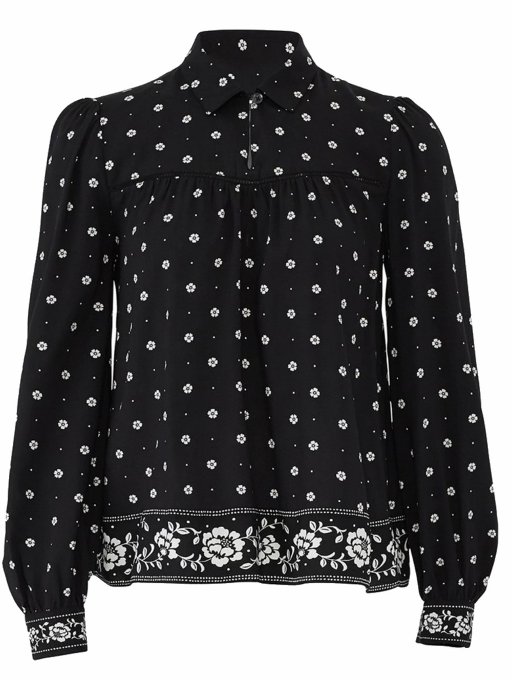Kate Spade Bandana Neck Tie Top